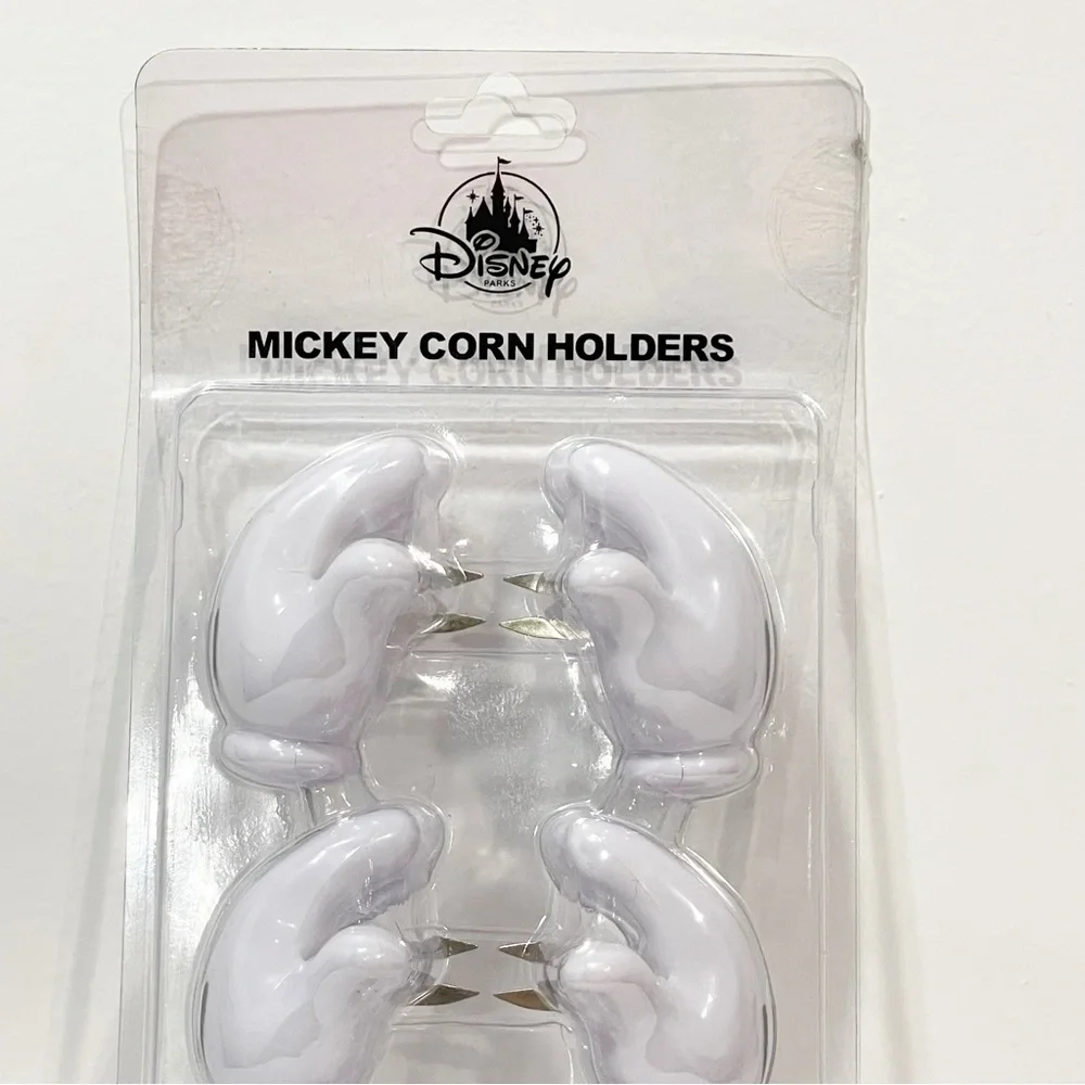 Disney Store Mickey Mouse‎ Hands Corn on The Cob Holders Set Of 4 New